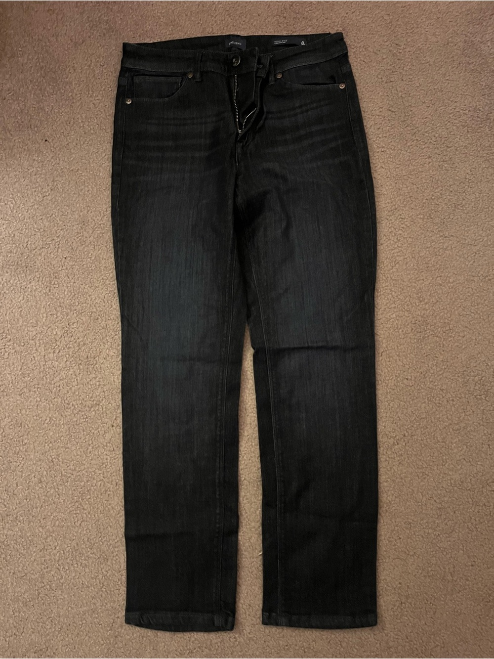 J. Jill Black Straight-Leg Women's Jeans